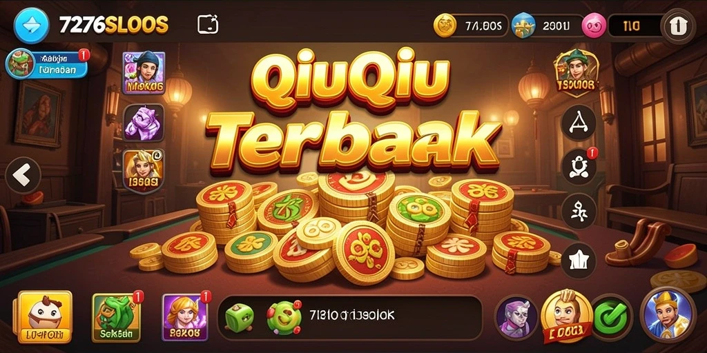 Tangkapan layar gameplay QiuQiu yang seru dalam 7276SLOTS.