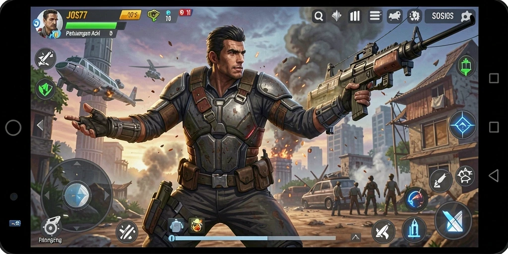 Tampilan dinamis dari gameplay aksi JOS77 yang mendebarkan.