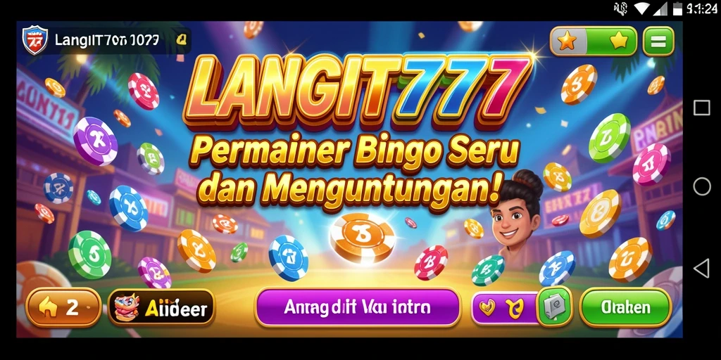 Tampilan menarik dari gameplay seru LANGIT777 dalam permainan Bingo.