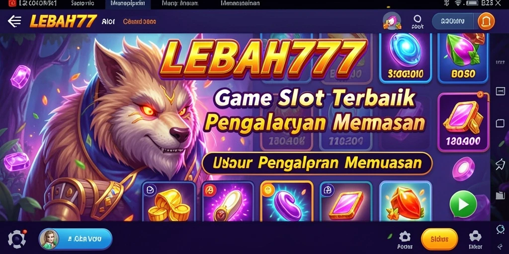 Tampilan gameplay menarik dari LEBAH777 dengan slot beragam tema.
