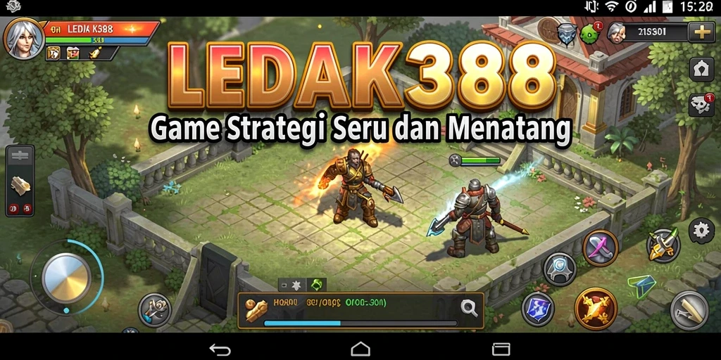 Screenshot LEDAK388 menampilkan aksi seru dalam gameplay strategi.