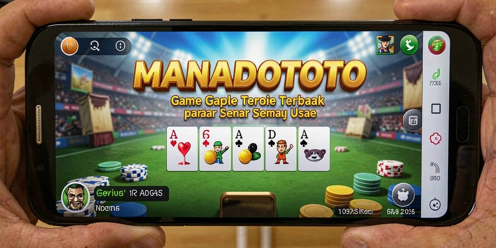 Gameplay menarik yang menggambarkan keseruan bermain Gaple.