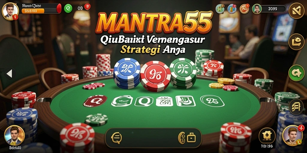 Gameplay seru di MANTRA55 dengan kartu QiuQiu