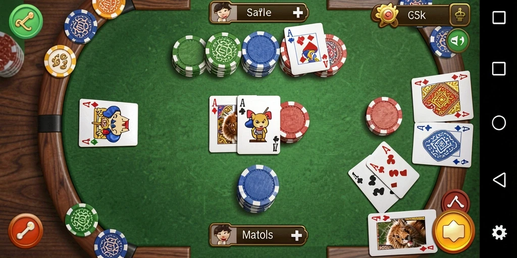 Tampilan gameplay seru dalam ME355 yang menampilkan pertempuran Gaple.