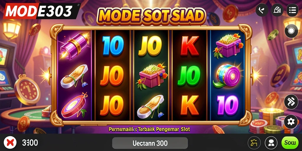 Tampilan gameplay menarik dari permainan Slot MODE303.