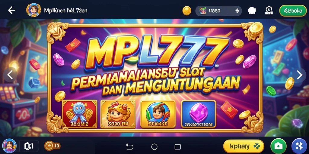 Gameplay Slot MPL777 yang menarik dan penuh warna.