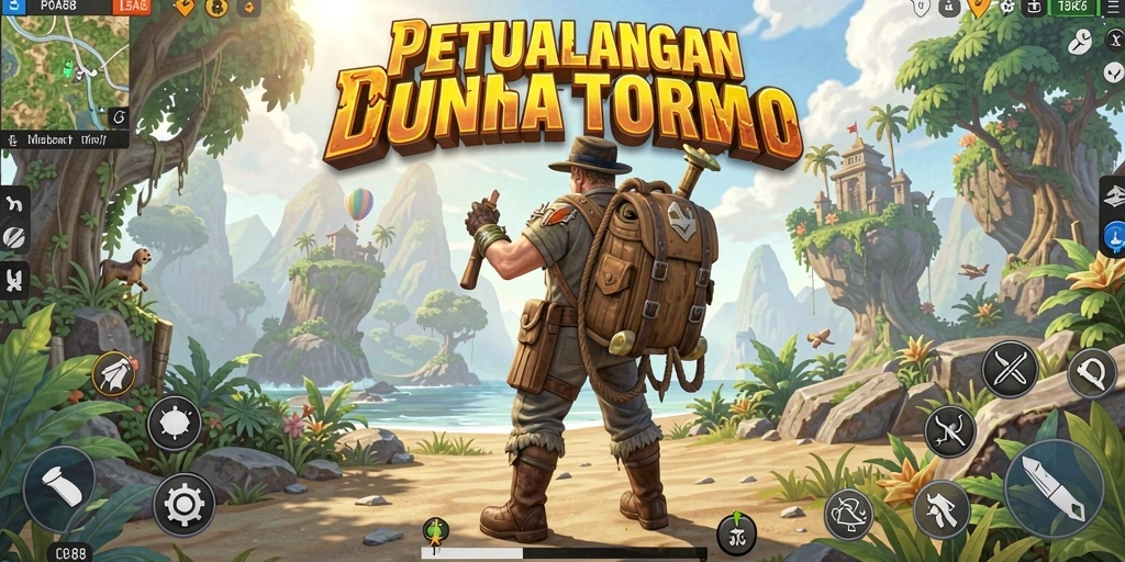 Tampilan gameplay POA88 yang menakjubkan dalam dunia terbuka.