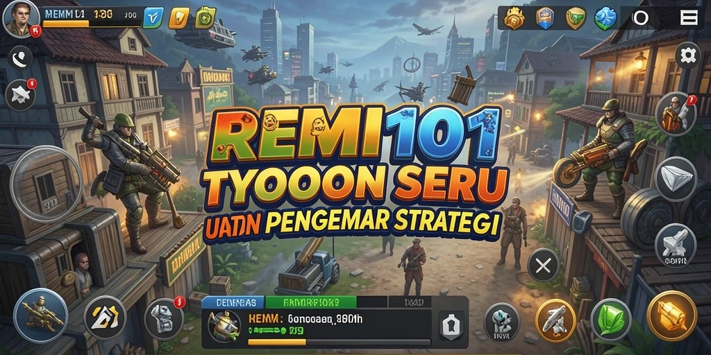 Tangkapan layar utama dari gameplay Tycoon yang menarik.