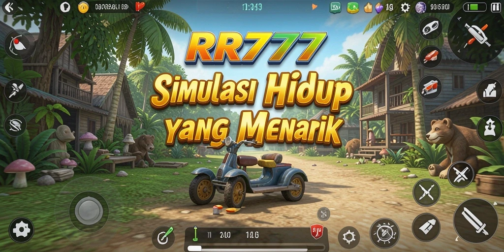 Tampilan gameplay RR777 yang menakjubkan di dunia simulasi.