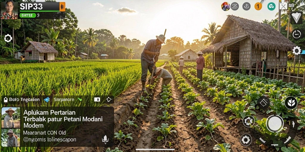 Screenshot SIP33 menampilkan gameplay pertanian yang seru dan interaktif.