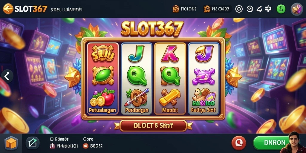 Screenshot utama SLOT367 menunjukkan gameplay petualangan yang mendebarkan dan interaksi karakter.