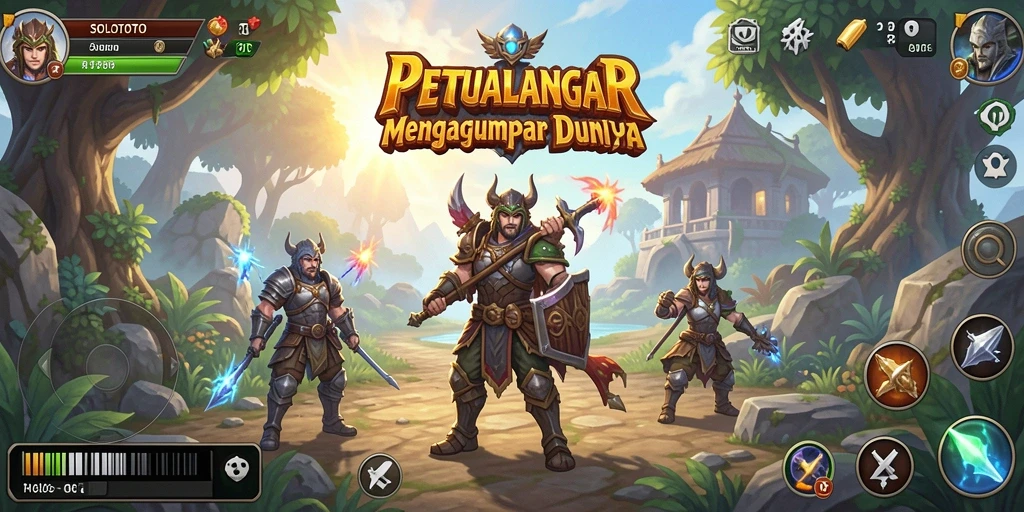 Tampilan gameplay RPG yang mendebarkan di SOLOTOTO.