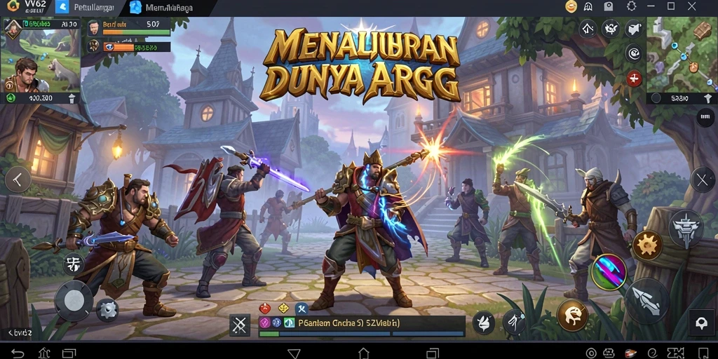 Tampilan gameplay spektakuler dalam dunia ARPG yang menakjubkan.